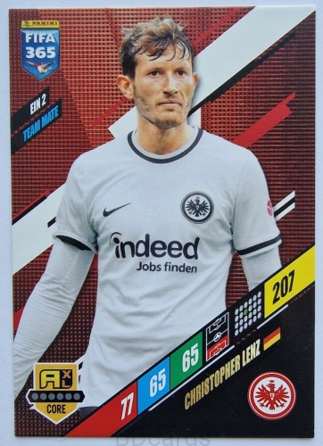 2023-24 Panini Fifa 365 Lenz 2 Eintracht Frankfurt /SP18