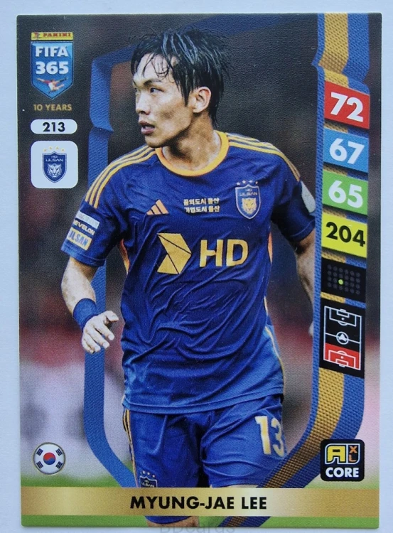 2025 Panini Fifa 365 Myung-Jae Lee 213 HD Ulsan /SP14