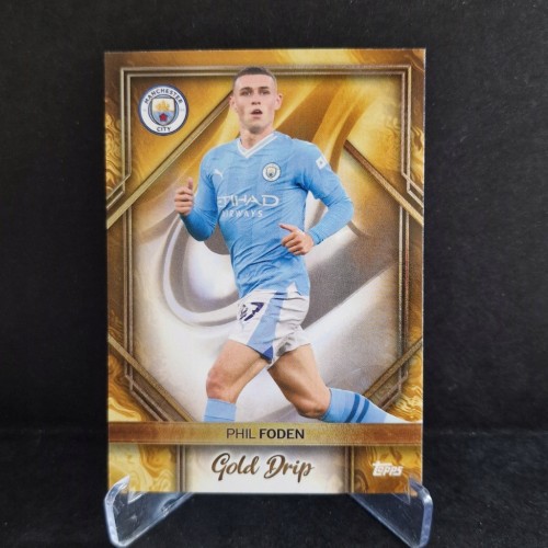 2023-24 Topps Set Team Manchester City Foden Gold Drip /MR11