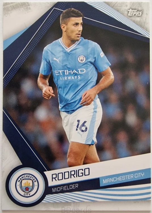 VD64 Rodrigo Manchester City Topps Set Team 2023
