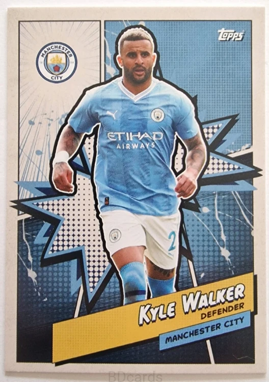 VD60 Kyle Walker Manchester City Topps Set Team 2023