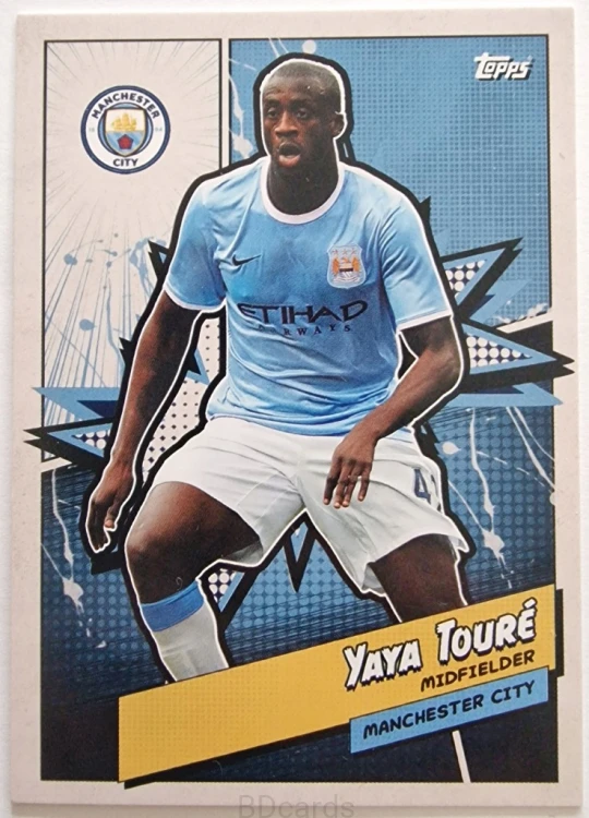 VD60 Yaya Toure Manchester City Topps Set Team 2023
