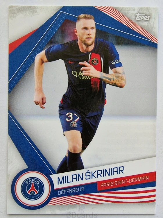 2023 Topps Fan Set PSG Milan Skriniar /B