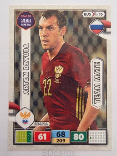 2018 Panini Road To World Cup Artem Dzyuba Rosja Rus 16