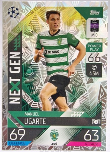 N5 Ugarte Sporting Topps Match Attax 2023 Next Gen