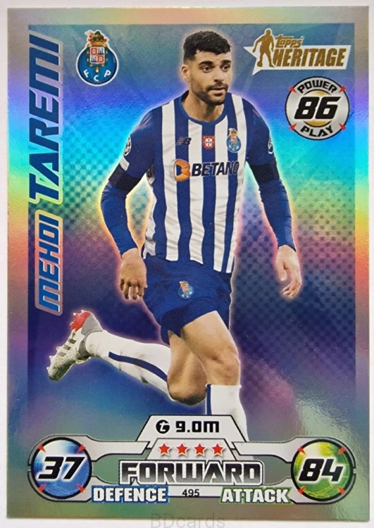 N6 Taremi Fc Porto Topps Match Attax 2023 Heritage