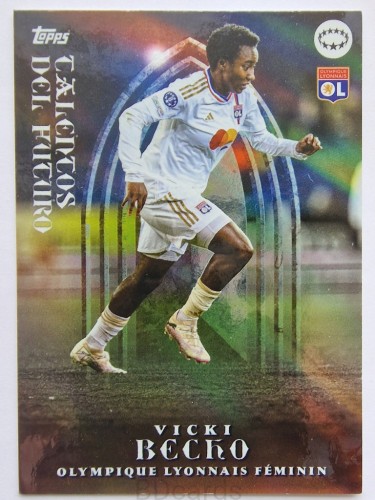 2023-24 Topps Bonmati Set Vicki Becko Olympique Lyon /NU17