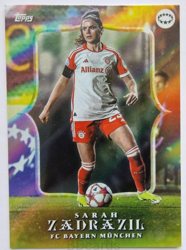 2023-24 Topps Bonmati Set Sarah Zadrazil Bayern Munich /NU18