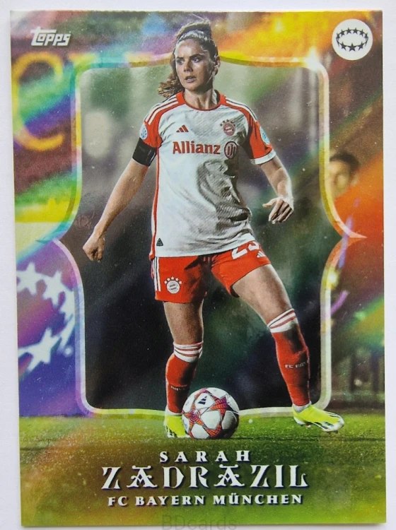 2023-24 Topps Bonmati Set Sarah Zadrazil Bayern Munich /NU18