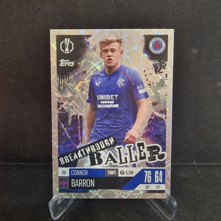 2025 Topps Match Attax Barron Rangers Baller /E70