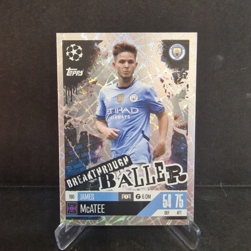 2025 Topps Match Attax McAtee Manchester City Baller /E70