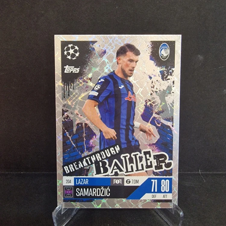 2025 Topps Match Attax Samardżic Atalanta Baller /E70