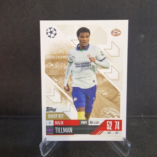 2025 Topps Match Attax Malik Tillman PSV /E71