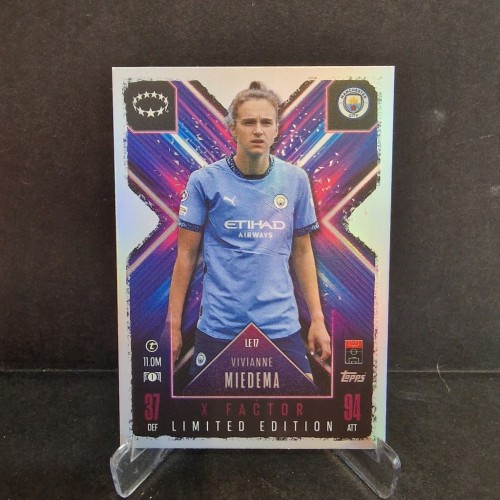 2025 Topps Match Attax Gabriel Miedema Manchester City Limited Edition /E73