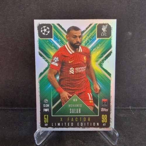 2025 TOPPS Match Attax Mohamed Salah Liverpool Limited Edition /E73