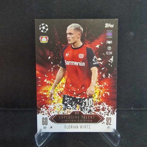 2025 Topps Match Attax Florian Writz Leverkusen Limited Edition /E73
