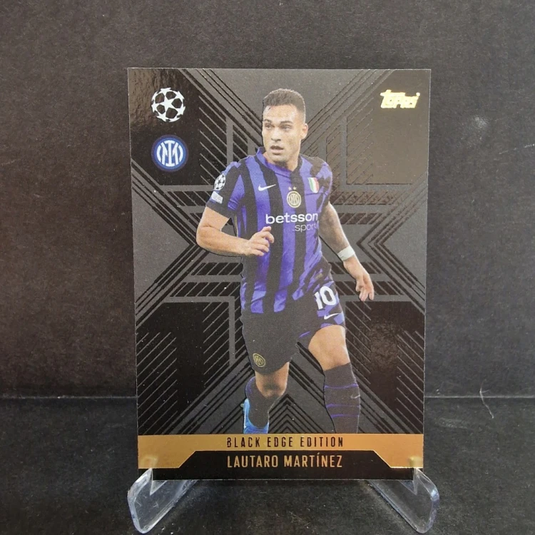 2025 TOPPS Match Attax Lautaro Martinez Inter Black Edge Edition /E74