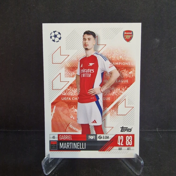 2025 Topps Match Attax Gabriel Martinelli Arsenal Londyn /E74
