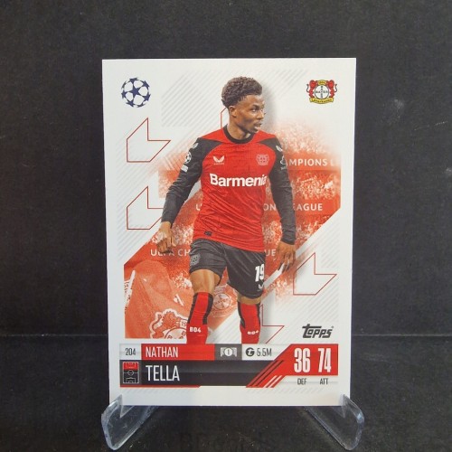 2025 Topps Match Attax Nathan Tella Bayer Leverkusen /E75