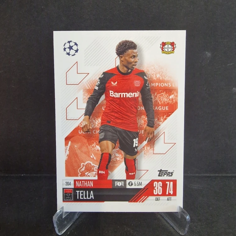 2025 Topps Match Attax Nathan Tella Bayer Leverkusen /E75