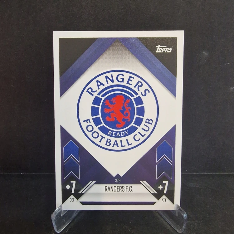2025 Topps Match Attax Logo Rangers /E77