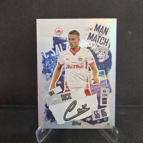 2025 Topps Match Attax Luka Sucic Salzburg Man of the Match /E77