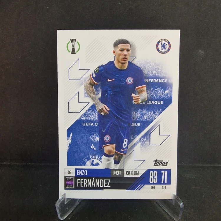2025 Topps Match Attax Enzo Fernandez Chelsea /E78