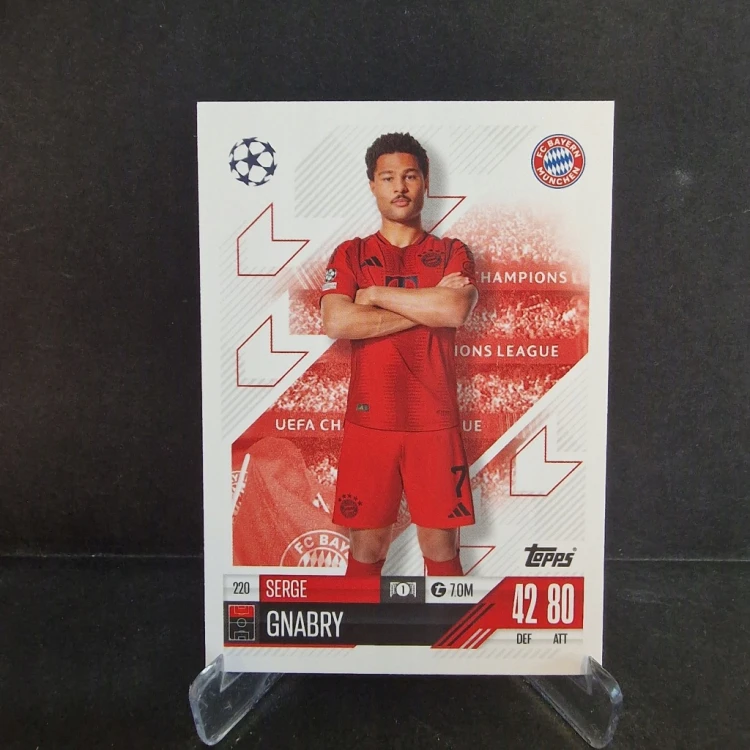 2025 Topps Match Attax Serge Gnabry Bayern Monachium /E79