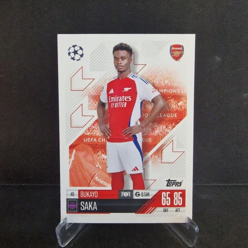 2025 Topps Match Attax Bukayo Saka Arsenal Londyn /E79