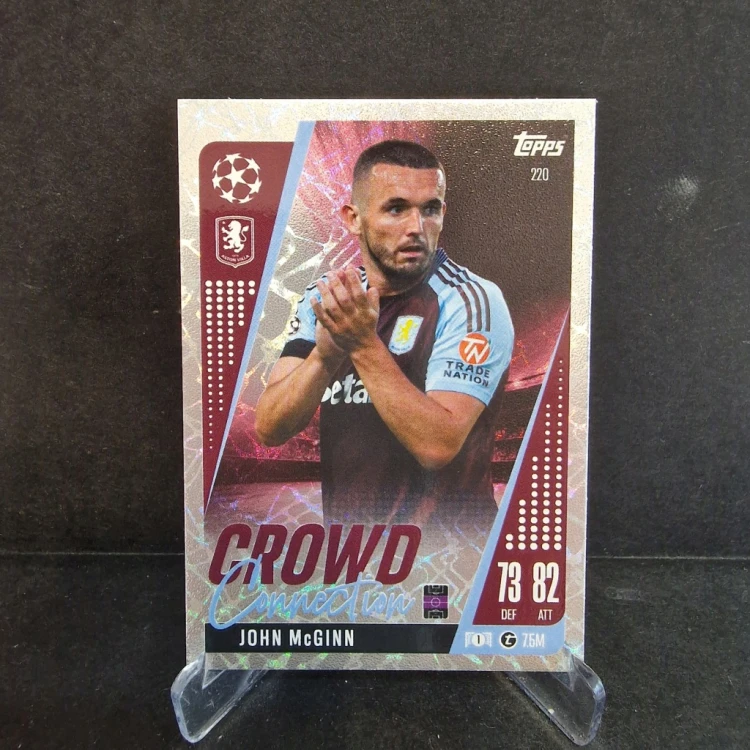 2025 Topps Match Attax John McGinn Aston Villa Crowd /K3