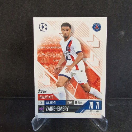 2025 Topps Match Attax Warren Zaire-Emery PSG /K5