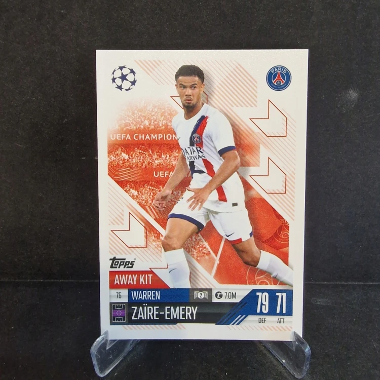 2025 Topps Match Attax Warren Zaire-Emery PSG /K5