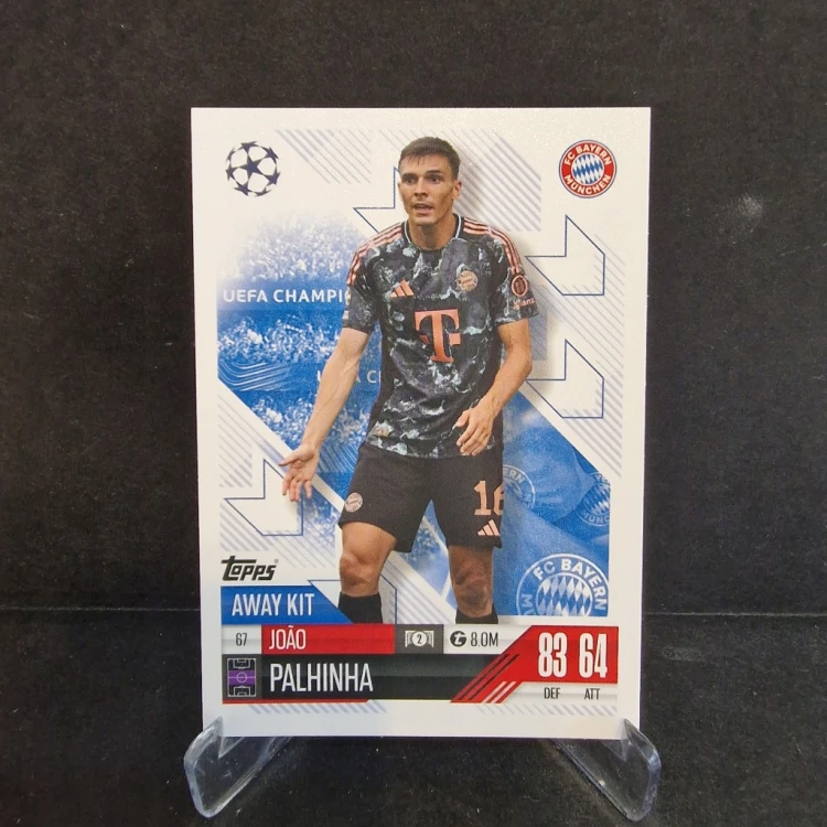 2025 Topps Match Attax Joao Palhinha Bayern Munich /K5
