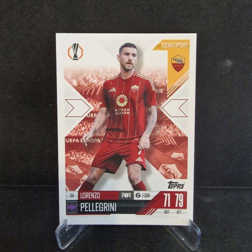 2025 Topps Match Attax Lorenzo Pellegrini AS Roma /K5