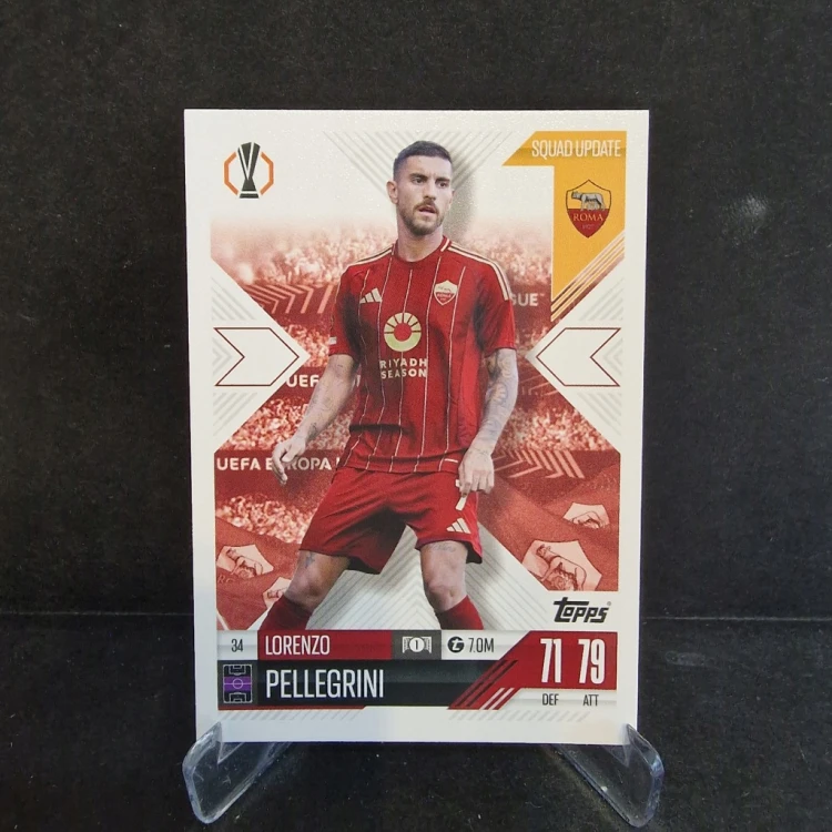2025 Topps Match Attax Lorenzo Pellegrini AS Roma /K5