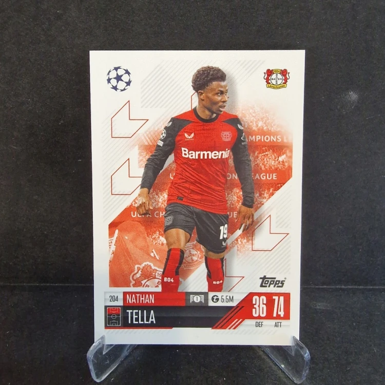 2025 Topps Match Attax Nathan Tella Bayer Leverkusen /K6