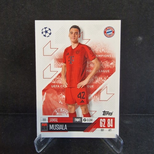 2025 Topps Match Attax Nathan Jamal Musiala Bayern Monachium /K6