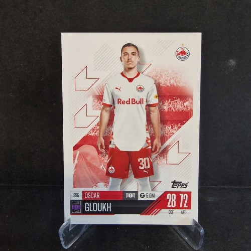 2025 Topps Match Attax Oscar Gloukh Fc Salzburg /K6