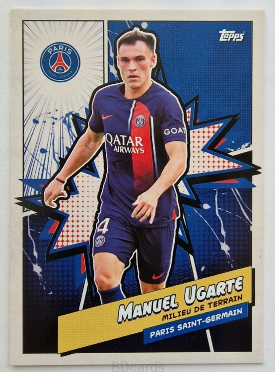 2023 Topps Fan Set PSG Manuel Ugarte /B