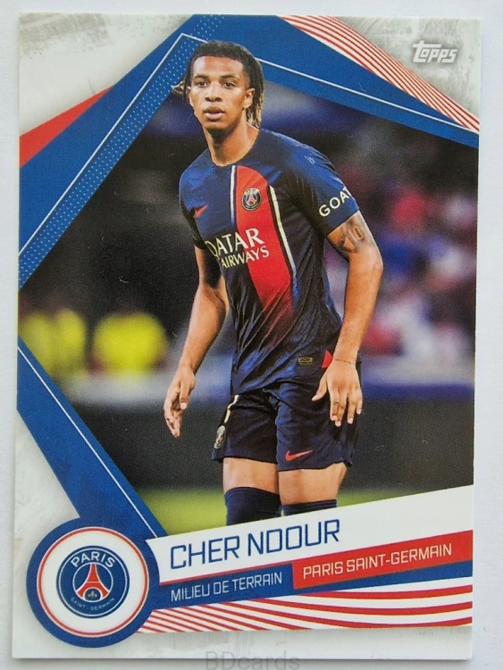 2023 Topps Fan Set PSG Cher Ndour /B