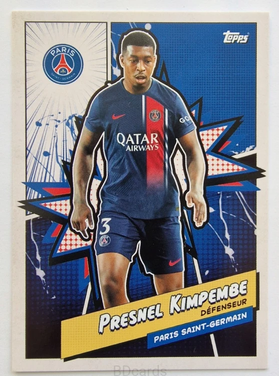 2023 Topps Fan Set PSG Presnel Kimpembe /B