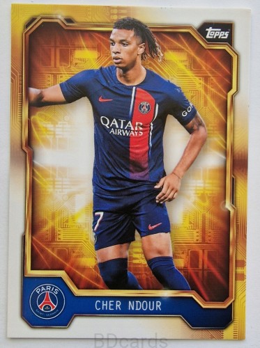 2023 Topps Fan Set PSG Cher N'dour /B