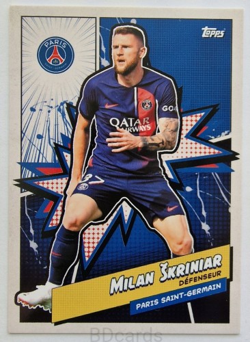 2023 Topps Fan Set PSG Milan Skriniar /B
