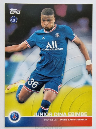 2023 Topps Fan Set PSG Junior Dina Ebimbe /B