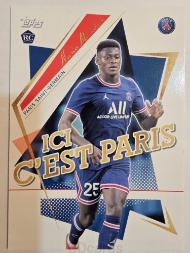 2023 Topps Fan Set Nuno Mendes PSG /A