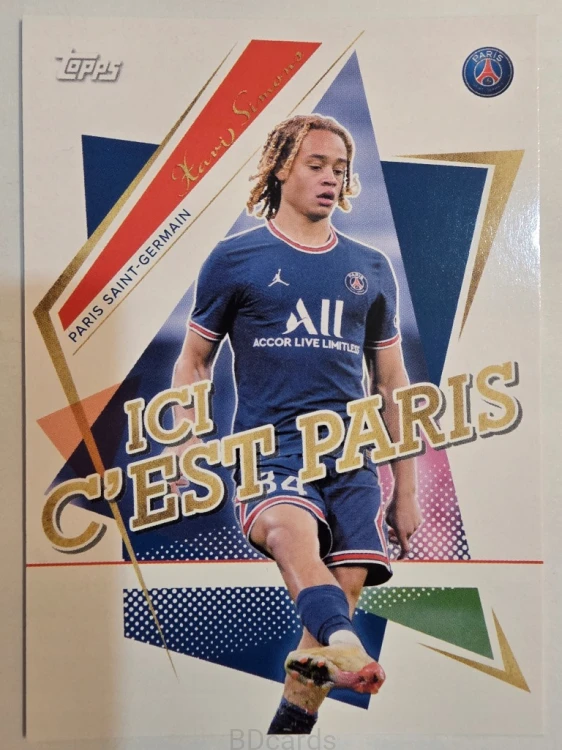 2023 Topps Fan Set Xavi Simons PSG /A