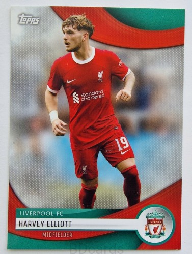 2023 Topps Fan Set Liverpool Harvey Elliott /B