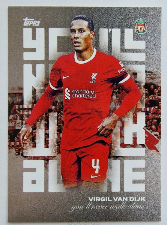 2023 Topps Fan Set Liverpool Virgil Van Dijk /B