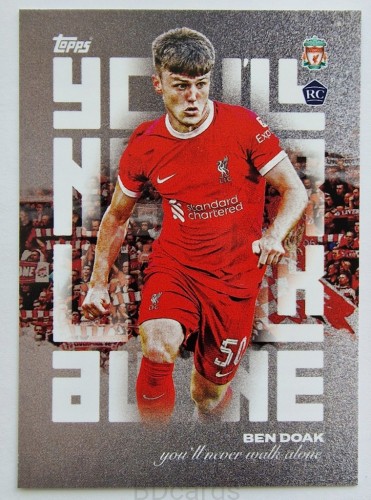 2023 Topps Fan Set Liverpool Ben Doak /B