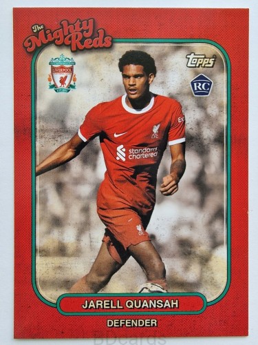 2023 Topps Fan Set Liverpool Jarell Quansah /B